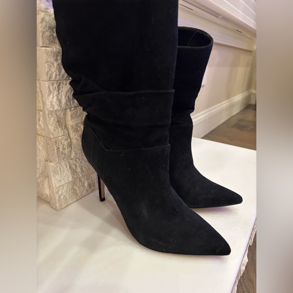 Schultz women’s black booties size 6 “Ashlee suede”